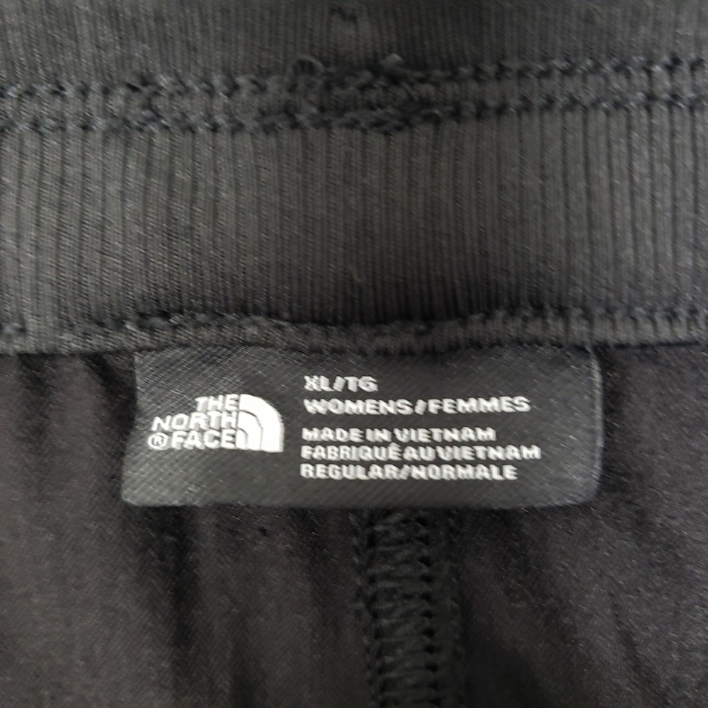 The North Face Women's XL Nylon Capri Pants Black Gorpcore Sporty Hiking Granola - Picture 2 of 11